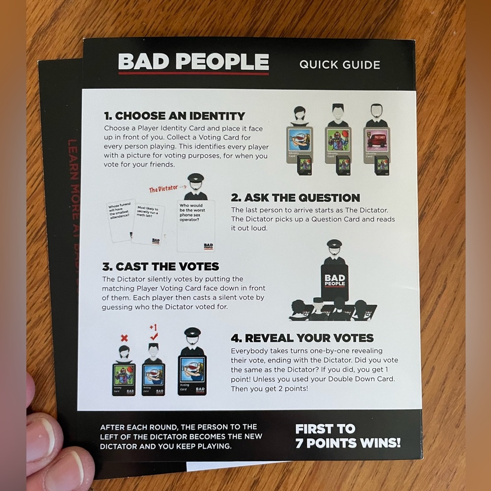 2/30$ 🛍️ Bad People Card Game - Picture 3 of 7
